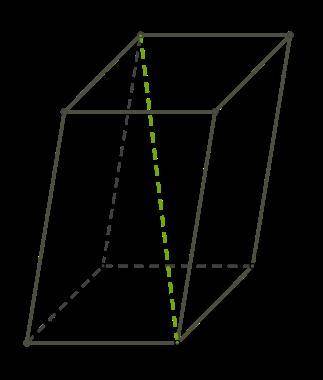 Основание наклонного параллелепипеда — квадрат со стороной 3 см. Боковое ребро AA1 = 6 см со сторон