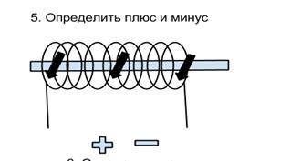 ОПРЕДЕЛИТЬ ПЛЮС И МИНУС ПО ПРАВИЛУ БУРАВЧИКА