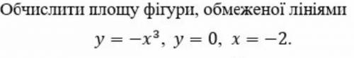 Вычислить площадь фигуры, ограниченной линиями.