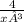 \frac{4}{x³}