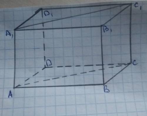 Дан параллелепипед АВСDА1В1С1D1. Сторона AA1=7, сторона AB=8, сторона BC=6. Найдите объем ABCA1B1C1