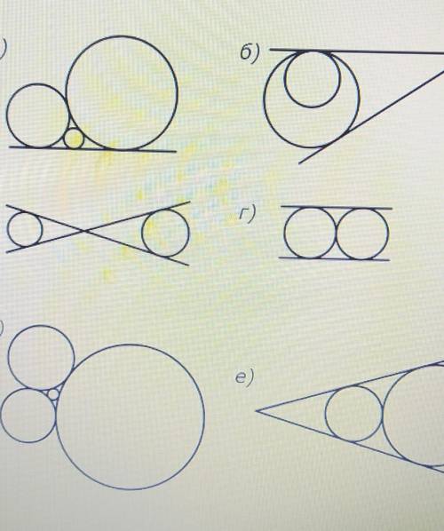 три окружности попарно касаются друг друга внешним образом, а также касаются внутренним образом чет