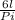 \frac{6l}{Pi}