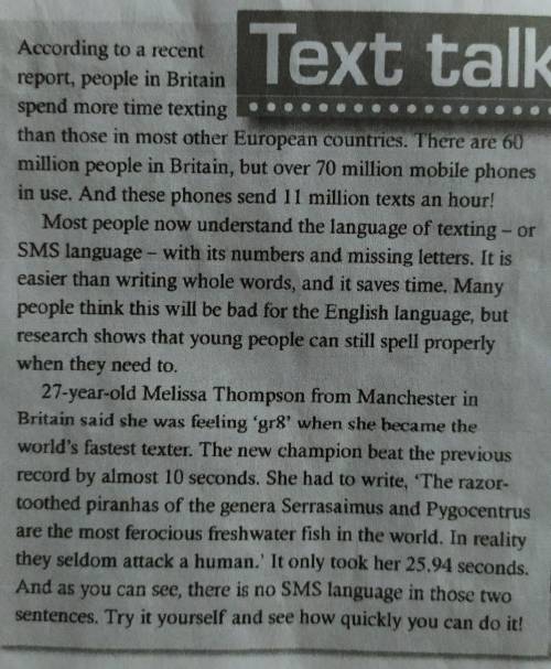 Read the text and complete the sentences. 1 There are more _____ in Britain than people.2 People use