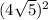 (4\sqrt5)^2