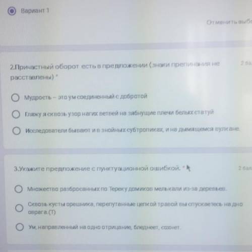 Причастный оборот есть предложении