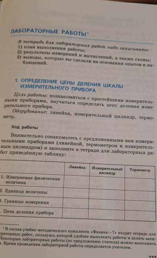 Лабораторная работа по физике 7 класс .как сделать примерно?и вывод.​