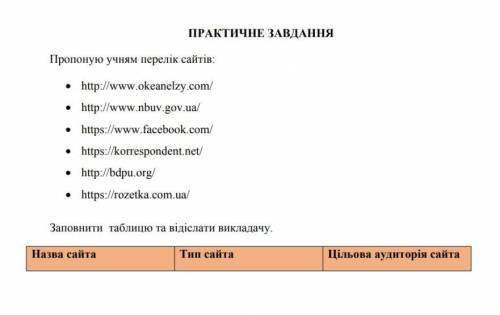 До ть з інформатикою http://www.okeanelzy.com/ http://www.nbuv.gov.ua/ https://www.facebook.com/ htt