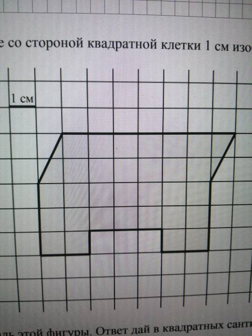 Нужно найти площадь этой фигуры