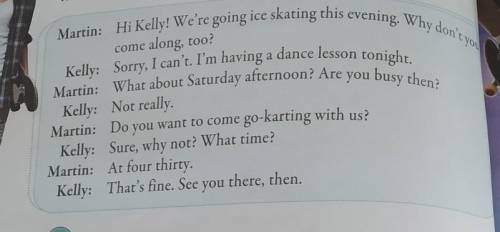 Find sentences in the dialogue which mean:I'd like you to come with us.-Are you free on Saturday aft