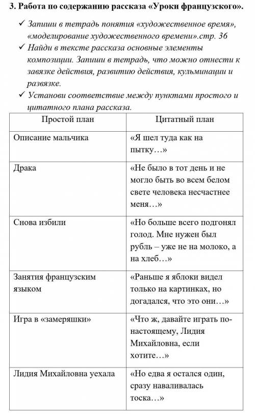 все задания Уроки Французского Распутин ​