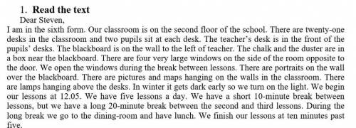 • Where is John’s classroom? • How many desks are there in the classroom?• Where is the teacher’s de