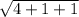 \sqrt{4+1+1}