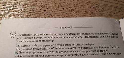 с русским задание не большое