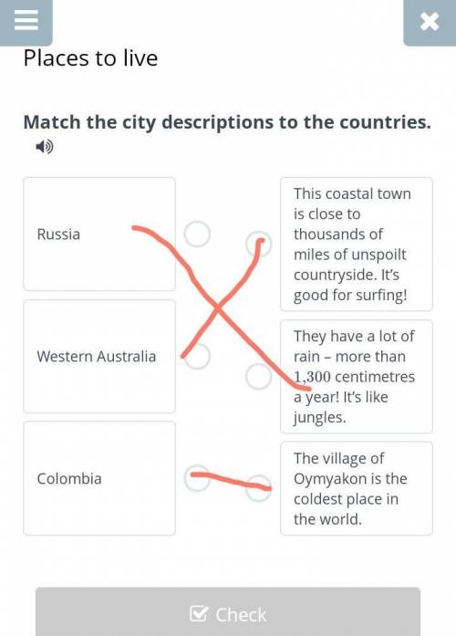Match the examples to the descriptions