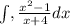 \int\limits, \frac{x^{2}-1 }{x+4} dx