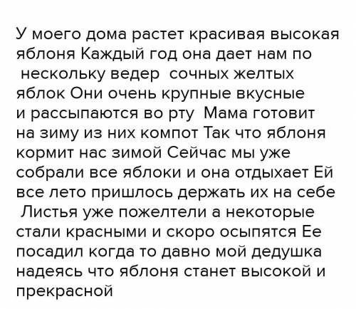 Напишите сочинения по тему Деревья в нашем дворе (60 слов)​