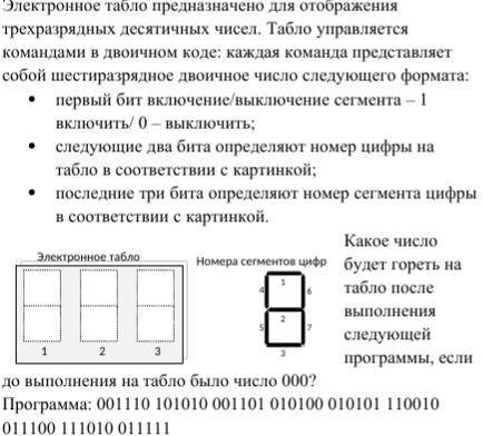 Электронное табло предназначено для отображения трехразрядных десятичных чисел. Табло управляется ко