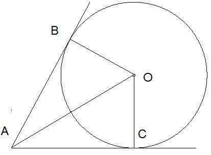 ДАЮ 16Б Дано: ∢ CAO = 54°. Вычисли: ∢ ABO = °; ∢ COA = °.