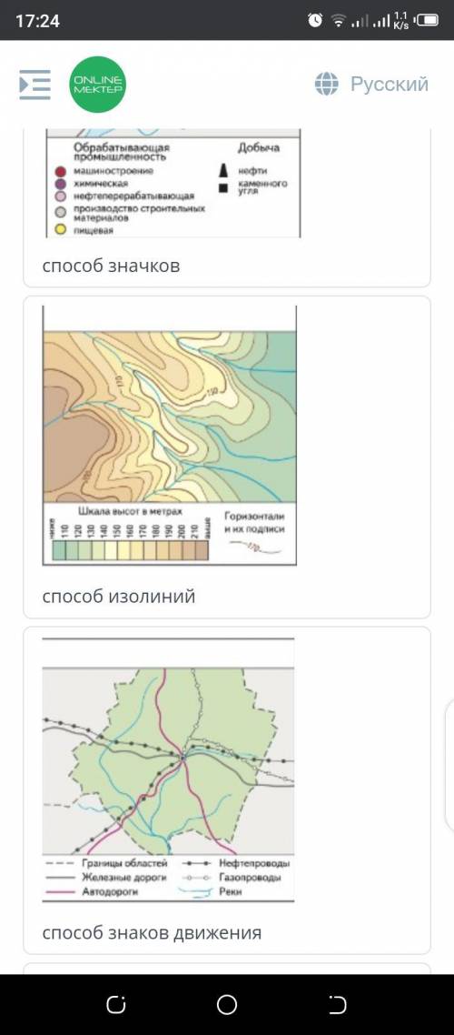 Проставьте соответствие рисунок