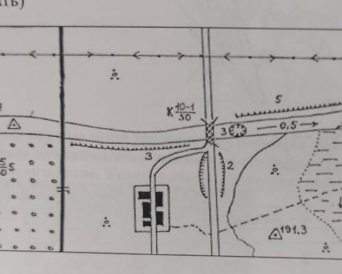 Задание 2.Что на данной топографической карте изображено НЕПРАВИЛЬНО (цвет неучитывать)​