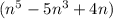 (n^{5} - 5n^{3 } + 4n)