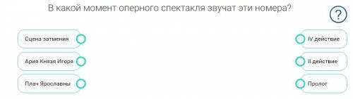 В какой момент оперного спектакля звучат эти номера? (Бородин: Князь Игорь)