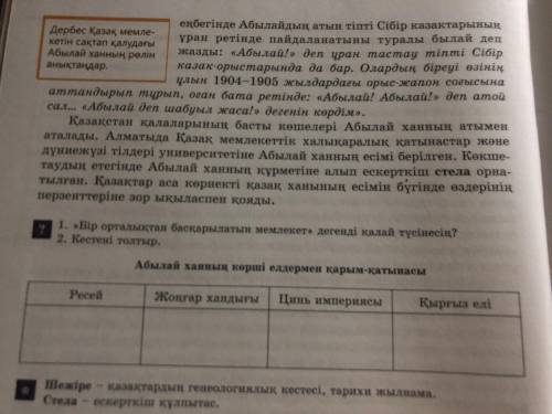 Көмектесіндерш лихан Бөкейханның Абылай туралы жазған еңбегінен не байқадыңыз?