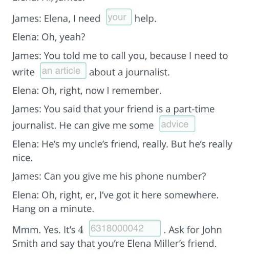 Listen to the first conversation and fill in the gaps. Write no more than three words and/or number.