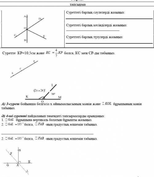 Суреттегі барлық саулелерді жазыдар геометрия​