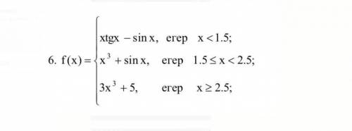 Написать функцию вычисления f(x) в зависимости от значения x в PYTHON