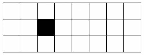 Из прямоугольника 3×8 вырезали одну клетку (см. рисунок). Сколько существует вырезать ещё одну клетк