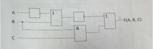 По логической схеме написать функцию F(A,B,C) составить таблицу истинности для этой функции