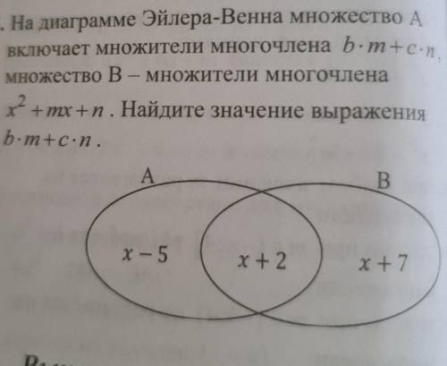 Нашел, чему равны m и n, а дальше был в ступоре. Посмотрел ответ, и все равно не понял как он получа