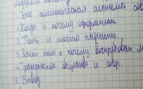 Эссе политической системы современной России.
