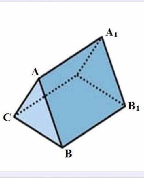 Палатка туристов имеет форму треугольной призмы, как показано на рисунке. Известно, что AB=AC=1,4 м,