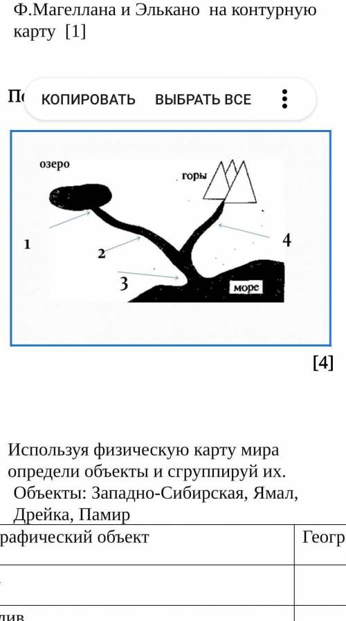 Задание 5 Подпиши схему частей реки ​