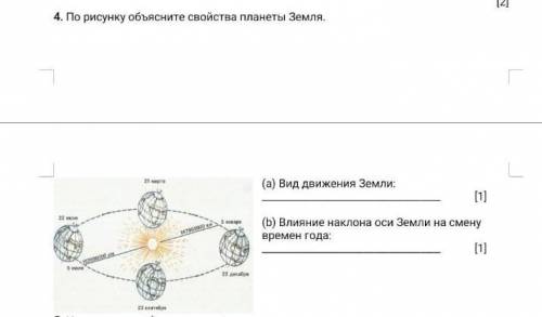 По рисунку обясните свойства планеты земля​