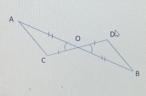 Точка O является серединой отрезков AB и CD .AB=10 см CD =8 см периметр ∆AOC равен 14 см найдите сто