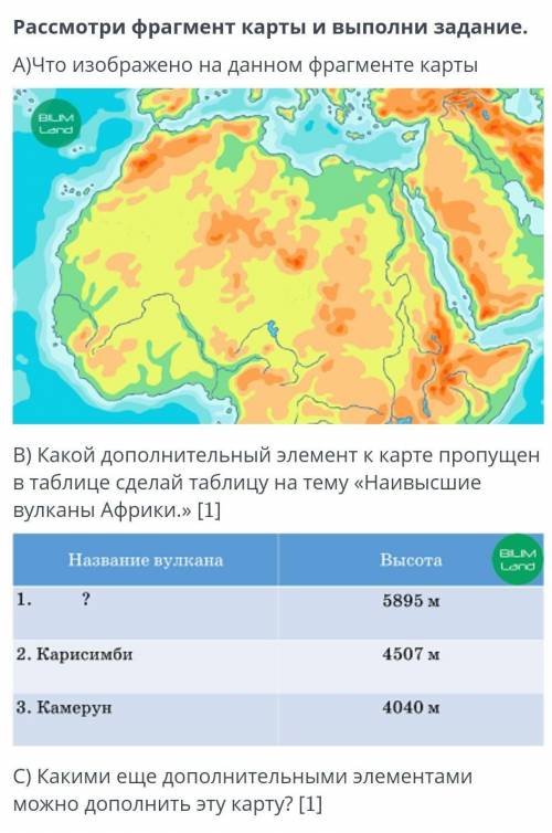 А) что изобрежено на данном фрагменте картыВ) можно все зделать на рисунке ???​