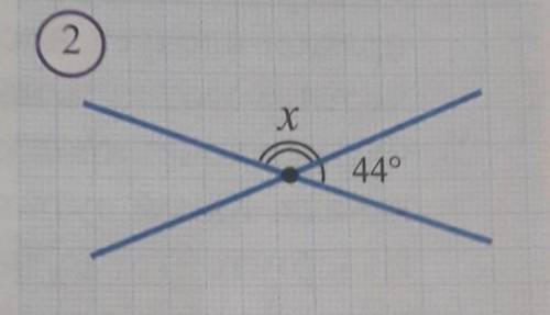 Найдите величину угла х по рисунку 2.​