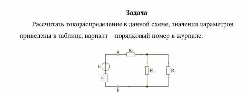 E, В=100 r0, Ом=2 r1, Ом=2 r2, Ом=3 r3, Ом=3