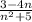 \frac{3-4n}{n^{2}+5 }