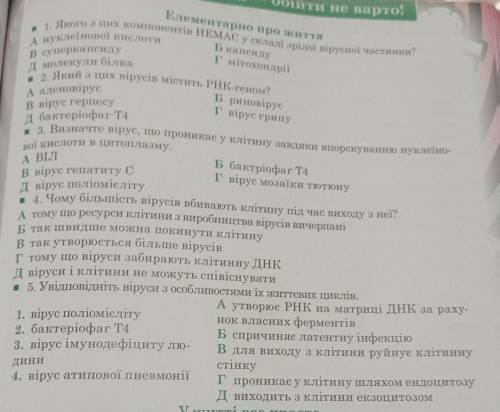 Будь ласка до ть з тестами (біологія 10 клас)​