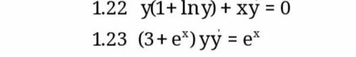 Диференціальні рівняння 1 порядку з відокремленими та відокремлюваними змінними 1.23