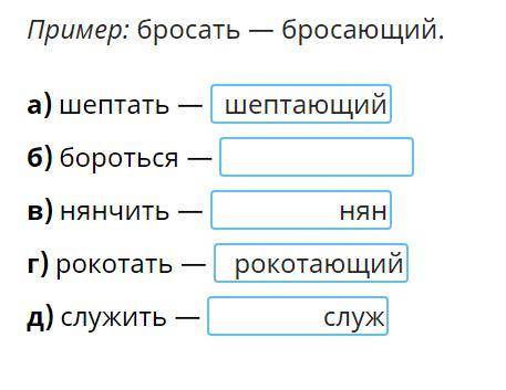 Действительные причастие настоящего времени