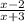 \frac{x-2}{x+3}