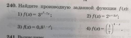 Найдите производную заданной функции f(х)​