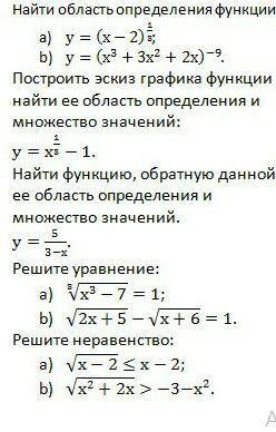 Решить вариант по алгебре​