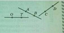 Пересикаються ли:1)прямая AB и отрезок OT2)прямая AB и луч TO3)прямая AB и луч DC4)прямые OT и CD5)